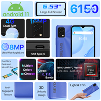 UMIDIGI Power 5S wersja globalna Smartphone 4GB 64GB 6.53 "HD + wyświetlacz 16MP potrójna kamera 6150mAh bateria telefon komórkowy 2